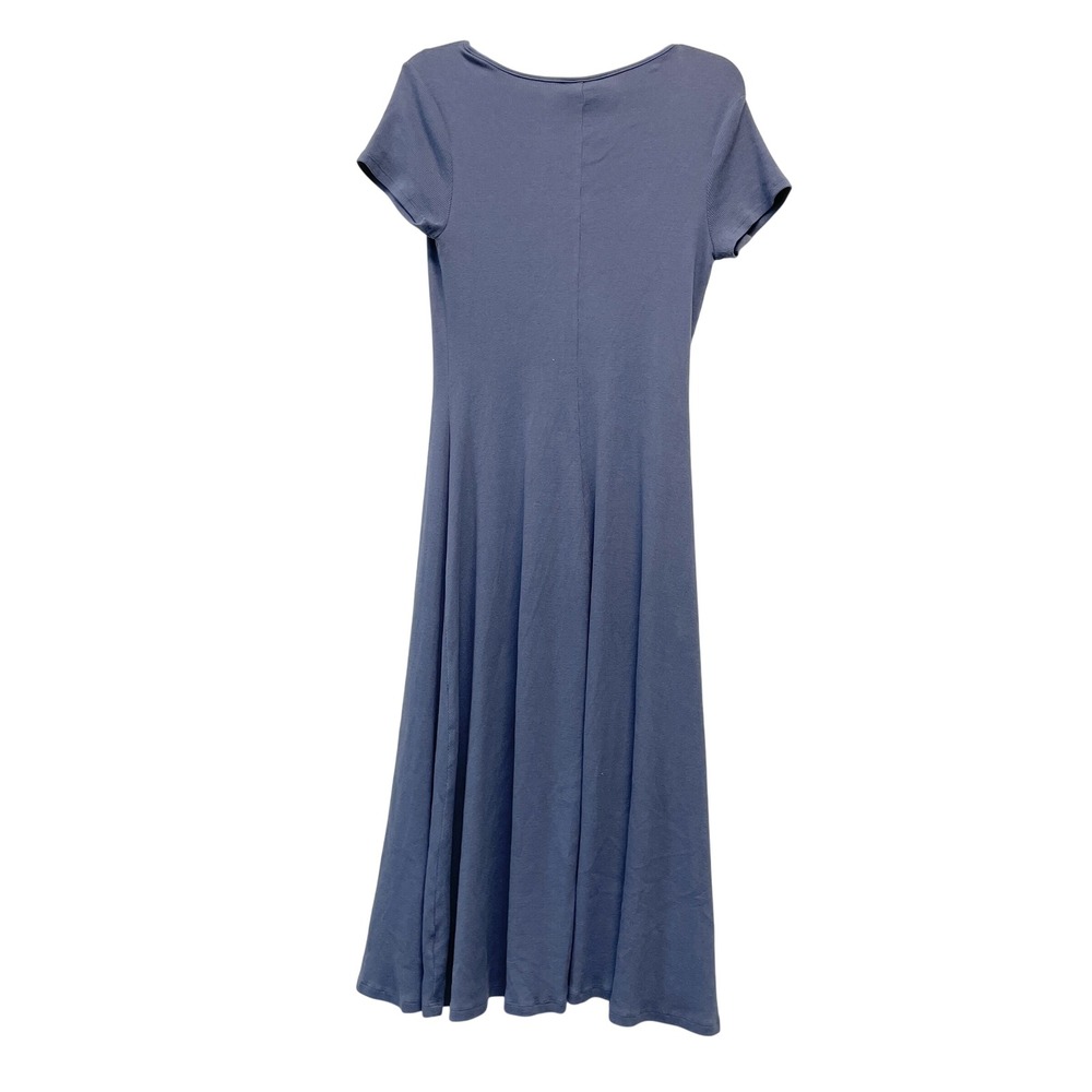 Universal Thread Women's Blue Ribbed Button Front… - image 5